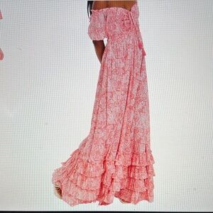 Allison New York Sienna Maxi Dress, in Pink Rose